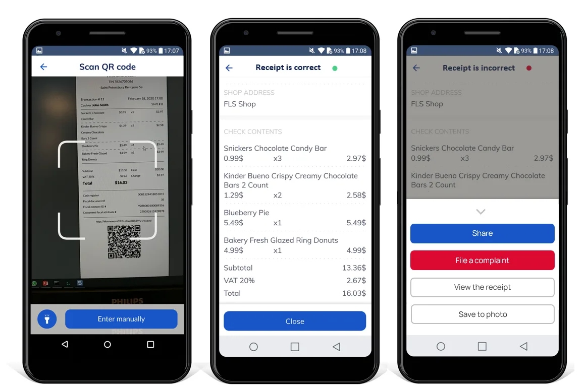 Receipt Verification - traceCORE solutions